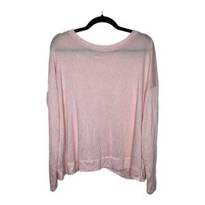 NWT Mudd Solid Long Sleeve Scoop Neck Envelope Back Tee | L